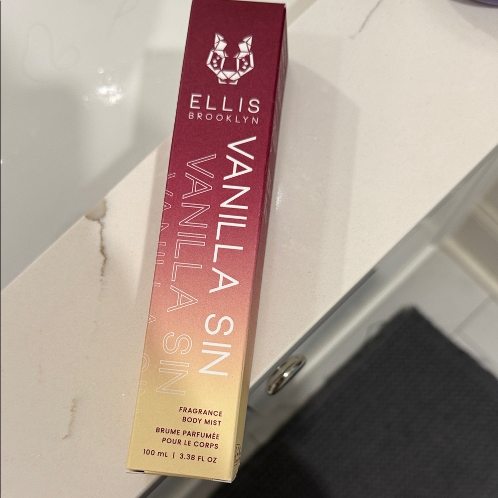 Ellis Brooklyn Vanilla Sin Fragrance Body Mist - Pink/Peach Gradient
